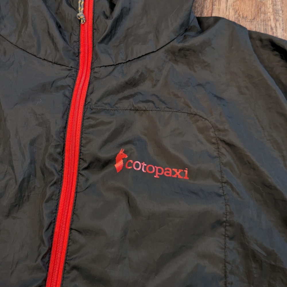 Cotopaxi Women's Teca Technical Full Zip Windbreaker Jacket Red Black Gray Sz XS - Picture 4 of 11